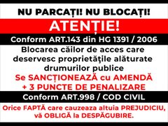 Indicator blocarea accesului se sanctioneaza cu amenda si puncte