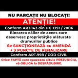 Indicator blocarea accesului se sanctioneaza cu amenda si puncte